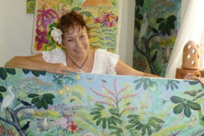 Julie Lee and her Paintings