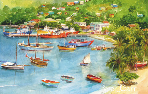 Peter Carr Bequia Painting